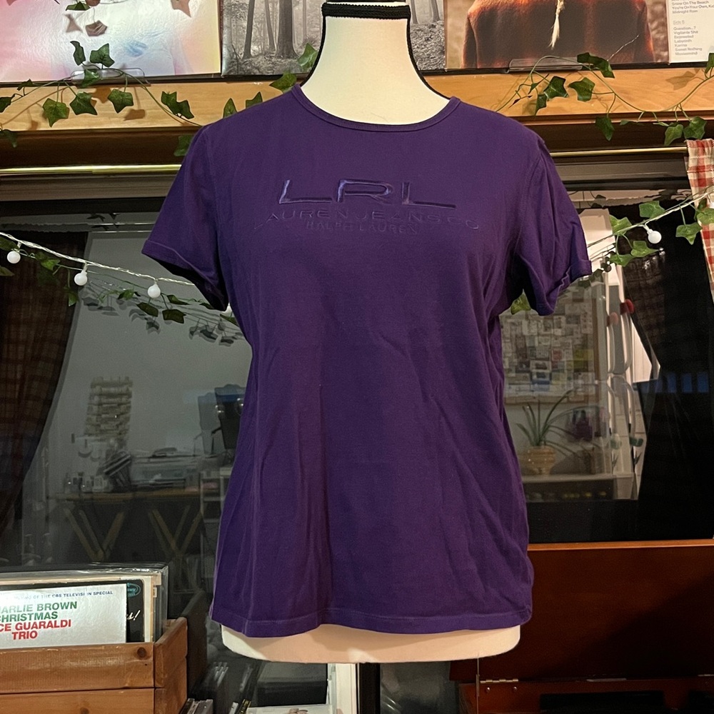 🪁Lauren Ralph Lauren Purple Tee🪁